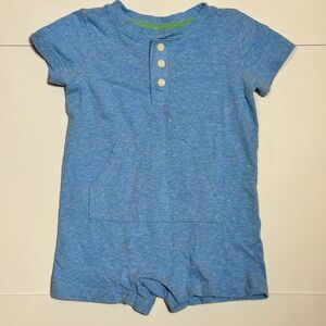Primary Baby Light Blue Romper Size 6-12M